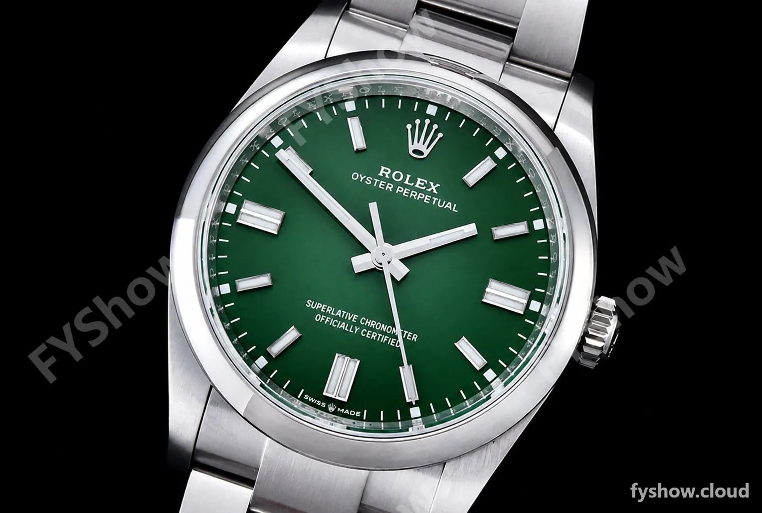 Rolex - Oyster Pert 36mm 904 126000 SS/SS Green VSF VS3235 - Image 4
