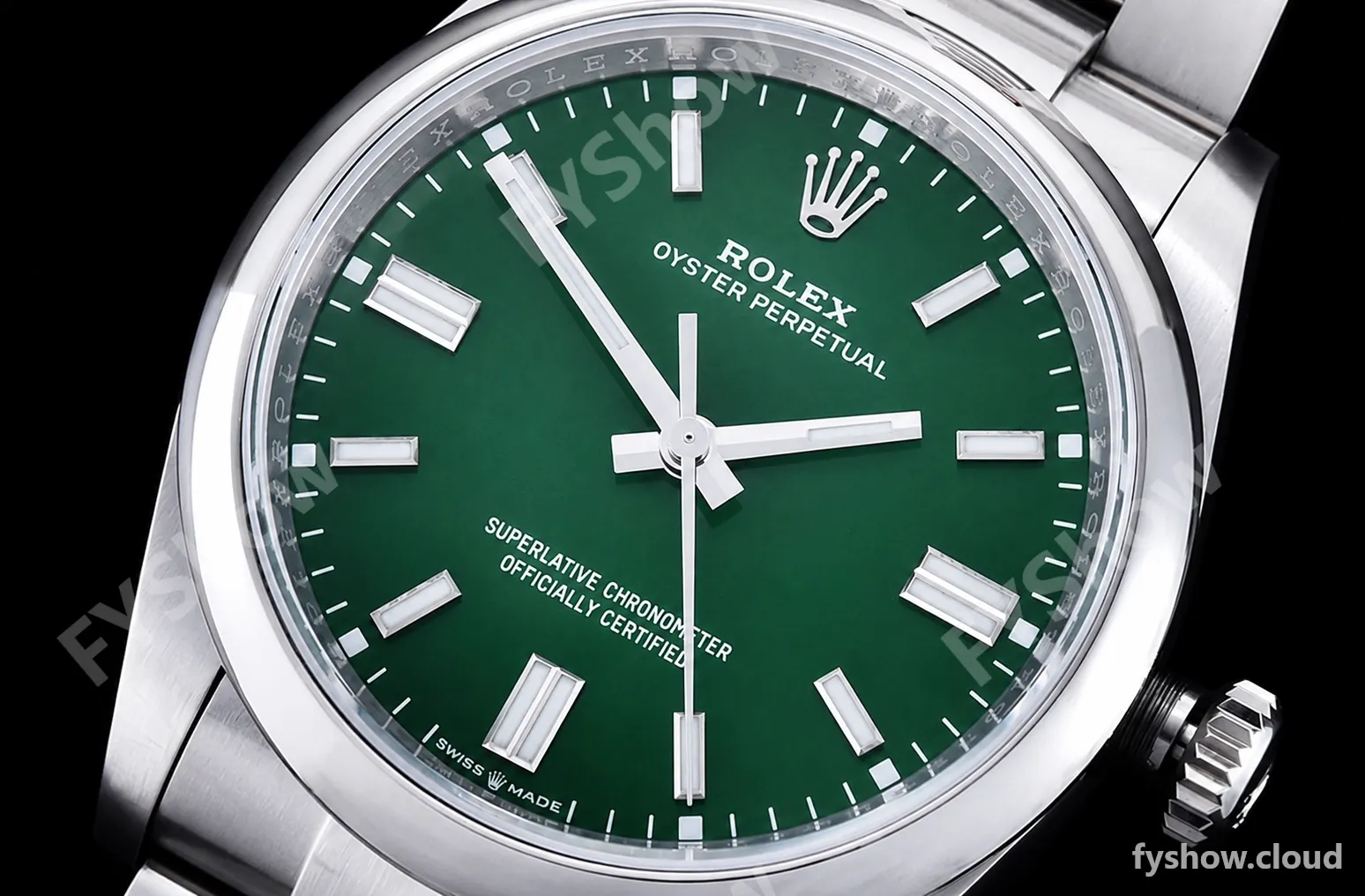 Rolex - Oyster Pert 36mm 904 126000 SS/SS Green VSF VS3235 - Image 5