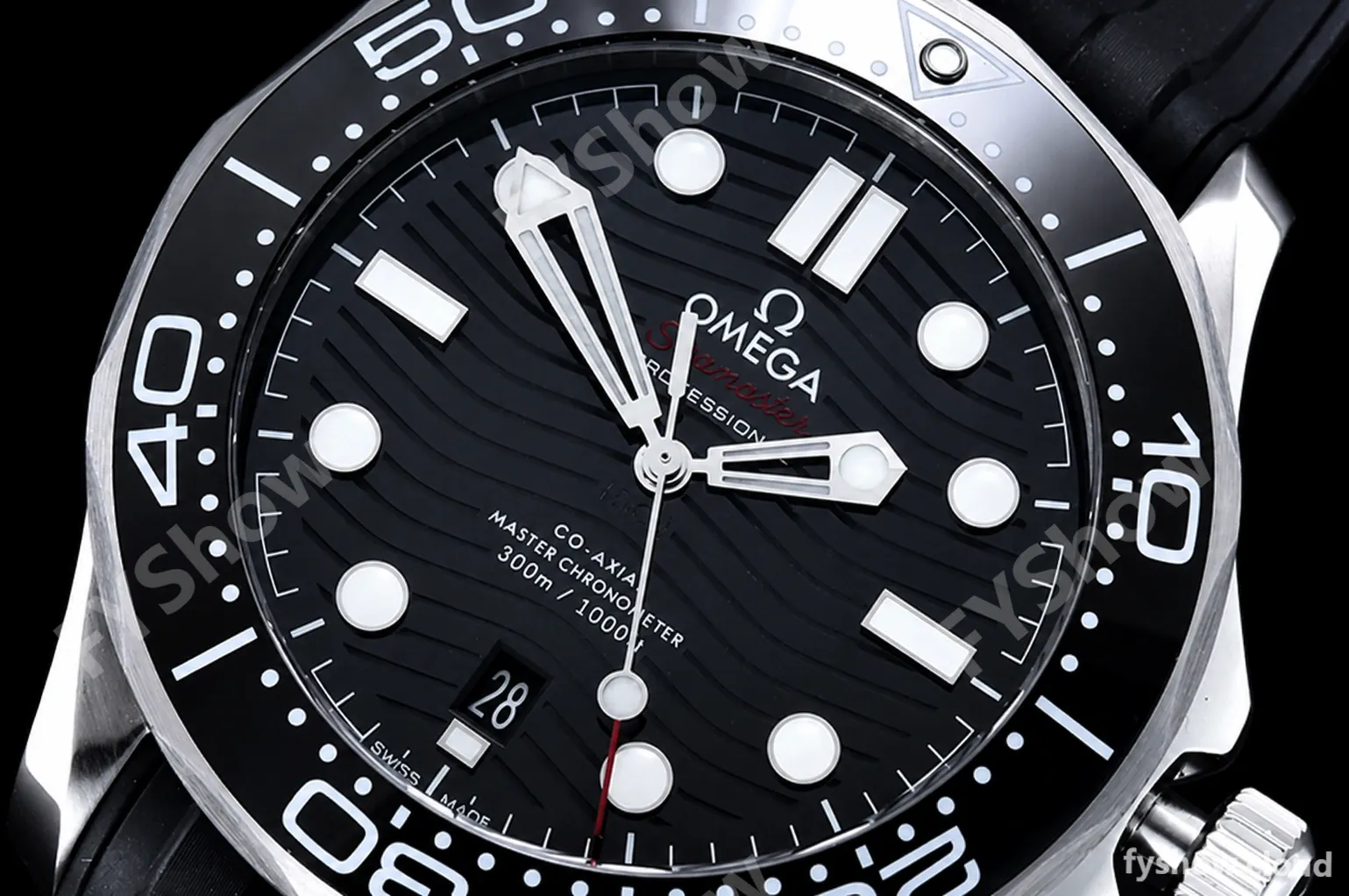 Omega - Seamaster 300m Basel 2018 SS/RU Black ZF Asia 8800 - Image 5