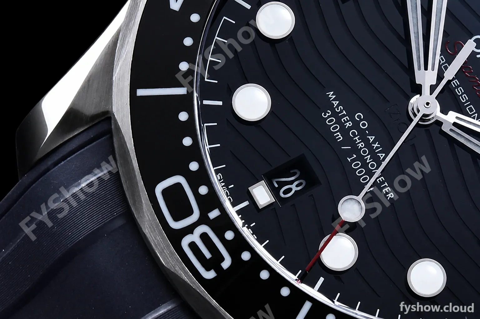Omega - Seamaster 300m Basel 2018 SS/RU Black ZF Asia 8800 - Image 7