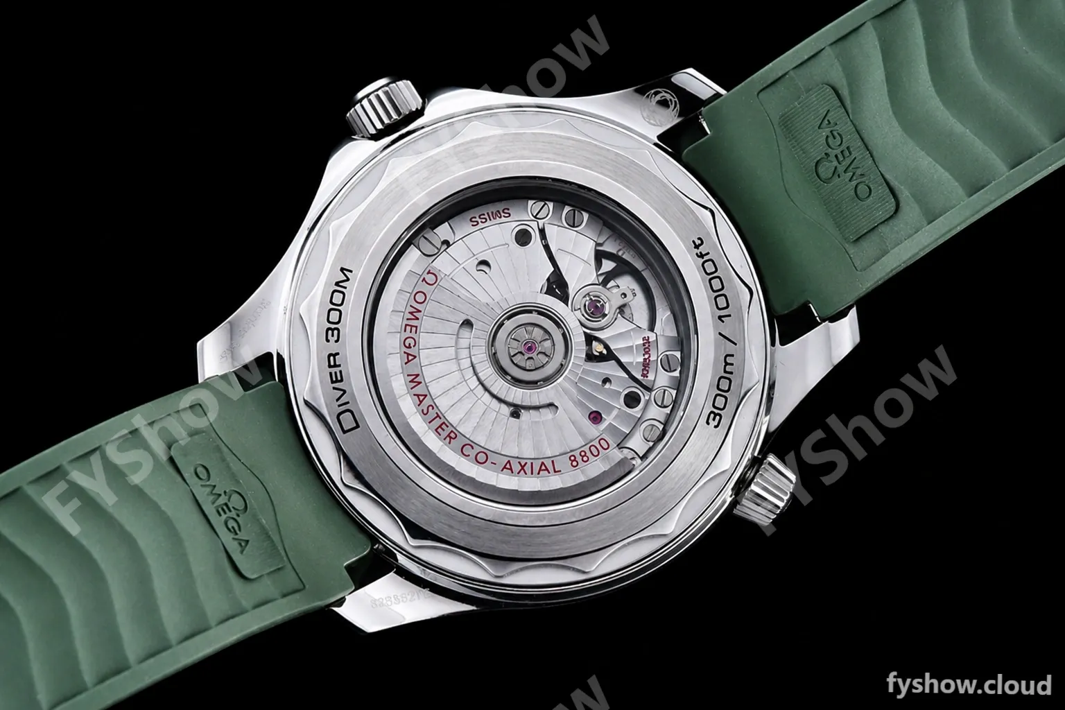 Omega - Seamaster 300m Basel 2018 SS/RU Green ZF Asia 8800 - Image 17