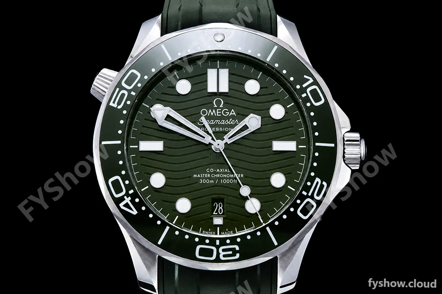 Omega - Seamaster 300m Basel 2018 SS/RU Green ZF Asia 8800 - Image 2