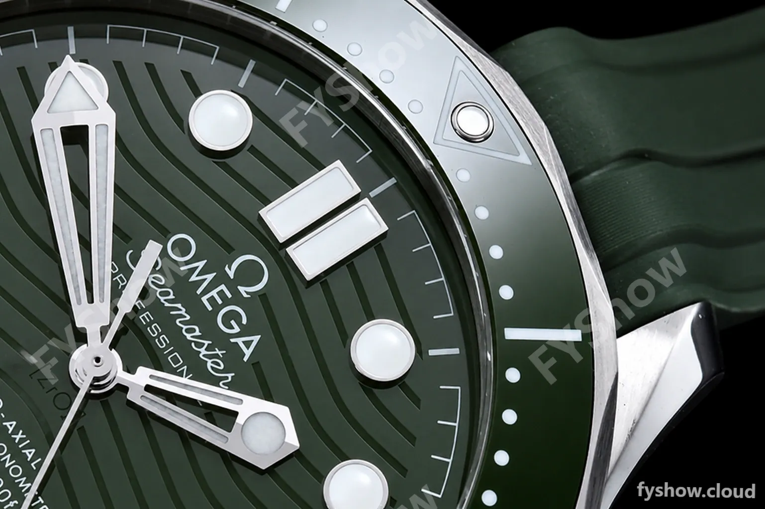 Omega - Seamaster 300m Basel 2018 SS/RU Green ZF Asia 8800 - Image 6