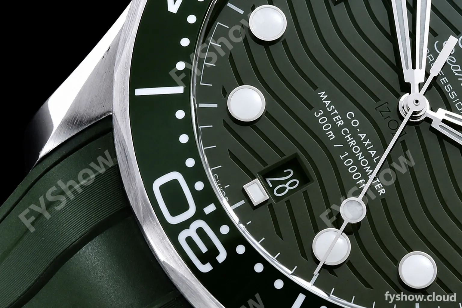 Omega - Seamaster 300m Basel 2018 SS/RU Green ZF Asia 8800 - Image 7