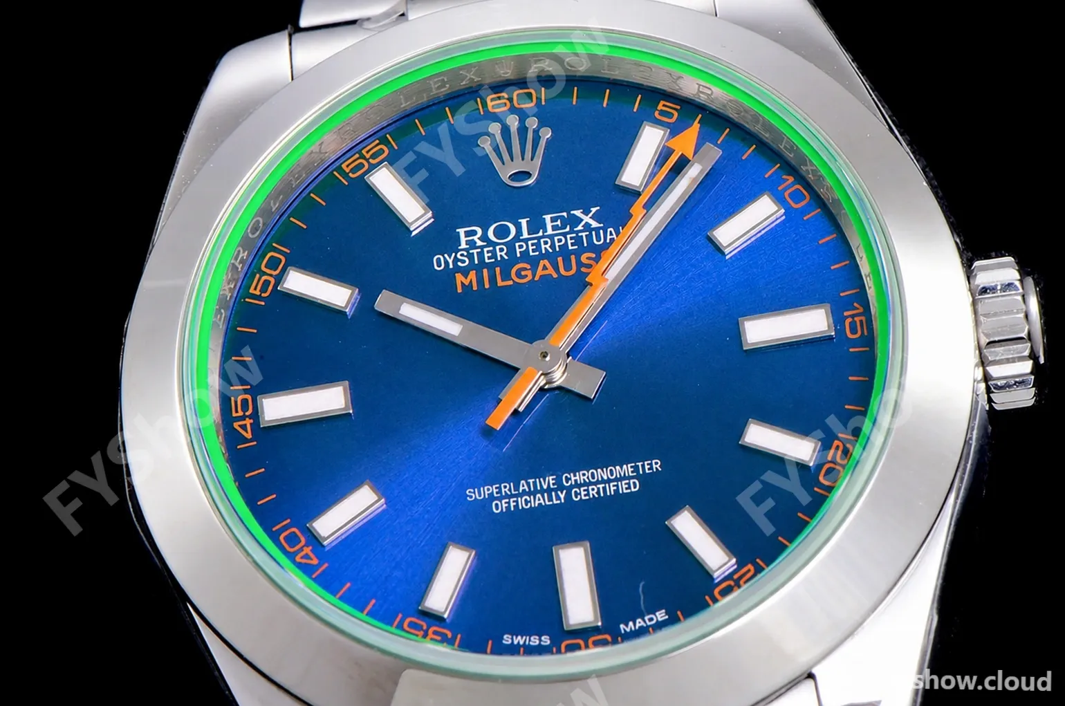 Rolex Milgauss SS/SS Blu Cal.3131 ARF Automatic m116400gv-0002 - Image 5