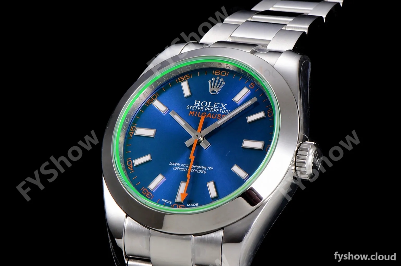 Rolex Milgauss SS/SS Blu Cal.3131 ARF Automatic m116400gv-0002 - Image 7