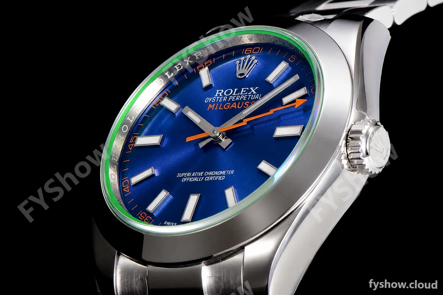 Rolex Milgauss SS/SS Blu Cal.3131 ARF Automatic m116400gv-0002 - Image 8