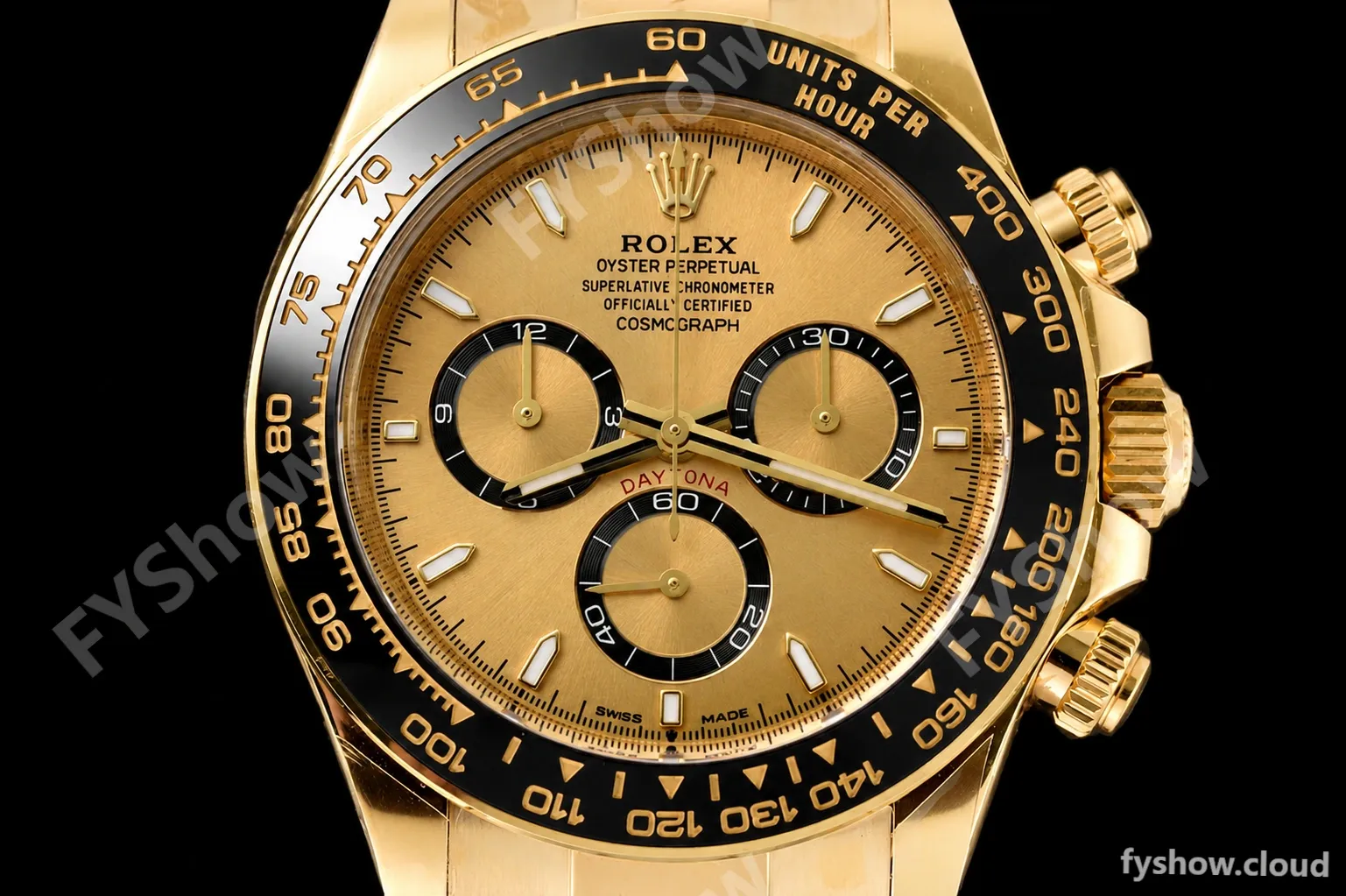 Rolex - Daytona 126518 40mm 904L Ceramic YG/RU Gold/Gold ARF DD4131 - Image 2