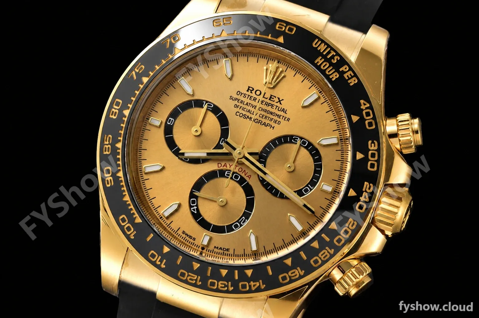 Rolex - Daytona 126518 40mm 904L Ceramic YG/RU Gold/Gold ARF DD4131 - Image 3